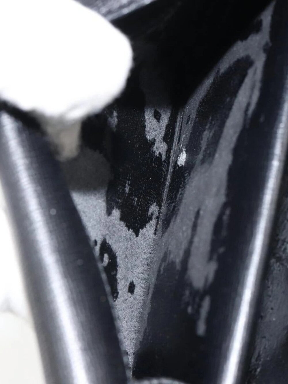 Christian Dior Shoulder Bag Leather Black Gold Auth 160970 - Picture 13 of 16